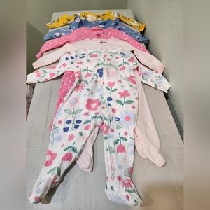 5 Carters Long Sleeve Footy PJs